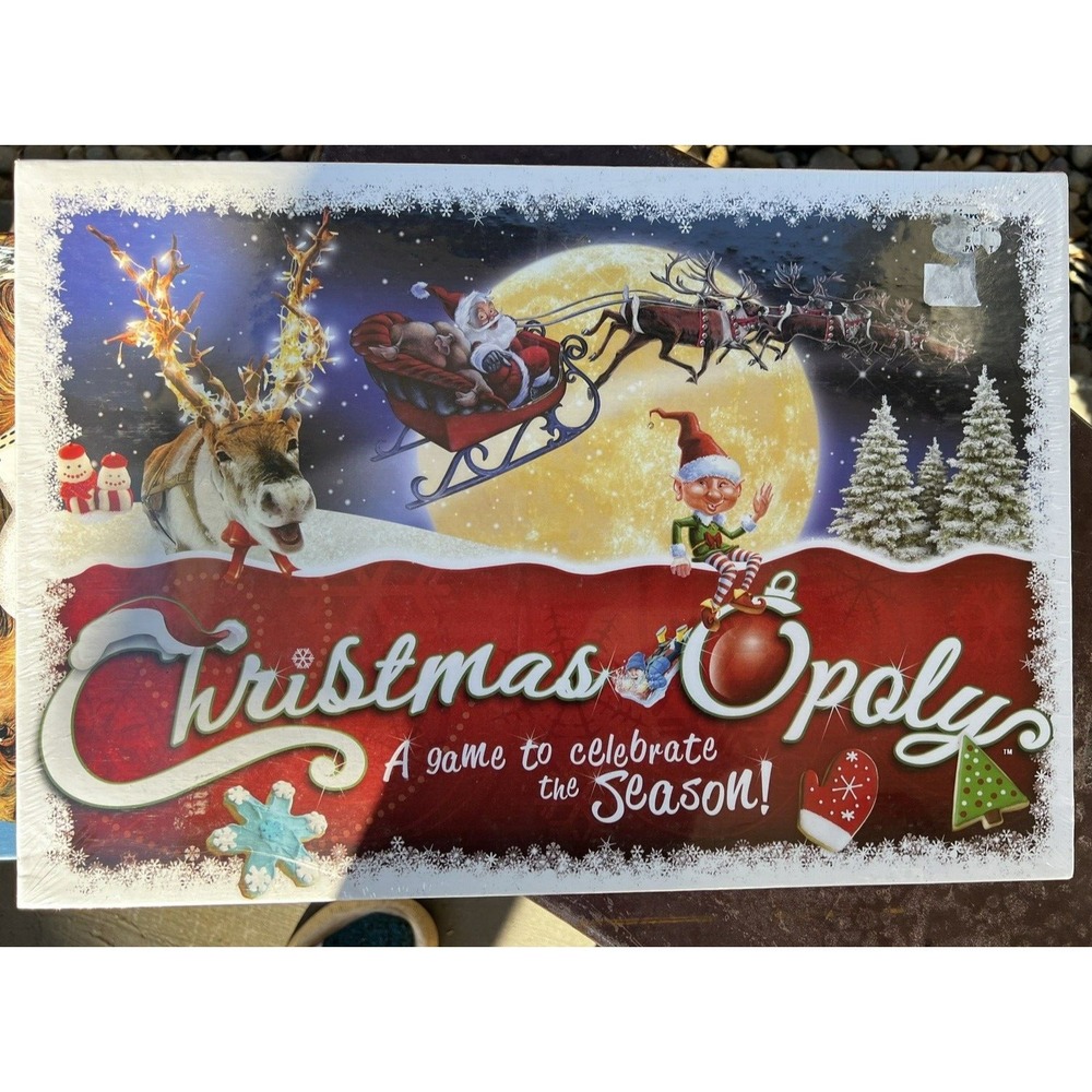 Christmas-OPOLY Board Game Monopoly - Late For the Sky Edition ~NEW SEALED